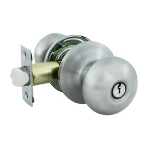 Cerradura Cr.Satin Dormitorio Copa Kwikset - KWIKSET