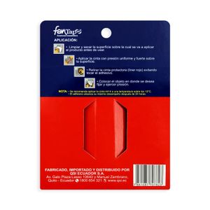 Cinta Doble Faz Roja 5Mx18Mm R D/F Sc - FANTAPE