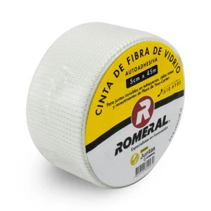 Cinta Fibra D/Vidrio 5Cmx45Mt Rollo Romera - ROMERAL