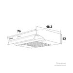 Campana-Ionizacion-76Cm-3Vel-Inox-120V