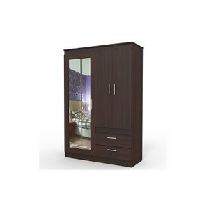 Closet Meridan Wengue 181X121X42 - MUEBLE FACIL