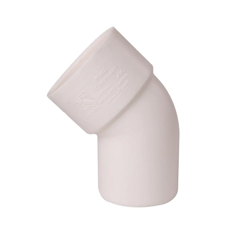 Codo-Pvc-Desague-Ec-160-Mm-X-45G-Rival