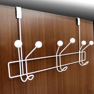 Colgador de puerta metálico de 3 ganchos. 11.5 x 28.5 x 51.5 cm - SIMPLE SPACES