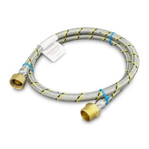 Manguera Flex Gas Acero 1/2Mx1/2 1Mt Tueiz H-M - COFLEX