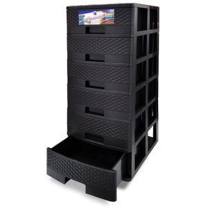 Comoda D/ 6 Pisos Rattan - PLAPASA