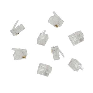 Conector Telefonico Rj11 Funda C/10U Unidad - LSC