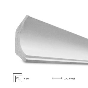 Cornisa Poliestileno Decor Redon 6Cm - GREENWOOD