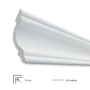 Cornisa Poliestileno Decor Redon 7Cm - GREENWOOD