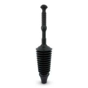 Destapador de cañerías tipo acordeon de 60 cm con mango alargado y válvula de presión. Perfecto para destapar inodoros - MASTER PLUNGER