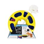 Juguete-para-gato-interactivo-redondo-con-una-bola-giratoria-y-cascabel--y-resorte-con-raton-de-juguete-afelpado