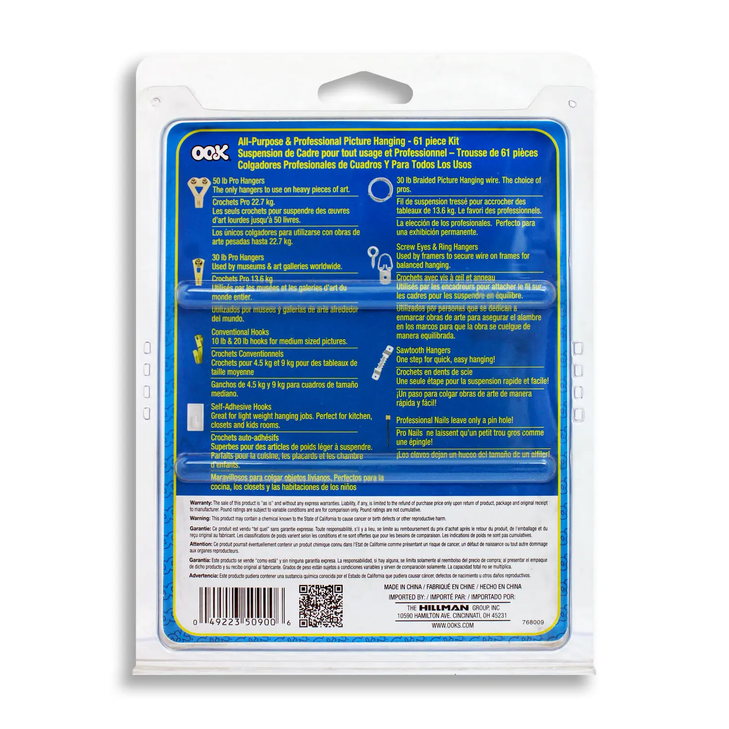 Kit 61 Acceosorios Para Cuadros - OOK - Kywi