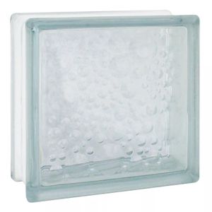 Ladrillo D/Vidrio Burbuja Agua 19X19X8 C/U - DRM