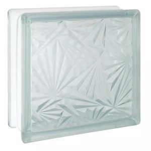 Ladrillo D/Vidrio Ice Flower 19X19X8 C/U - DRM