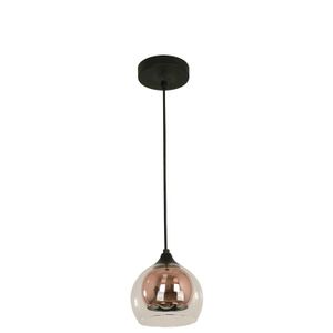 Lampara Colgante 1L Acab Negro Mate 40W E27 - LUMICENTRO