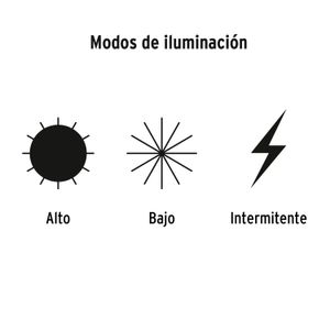 Linterna de minero, 80 lúmenes, 1 LED, recargable - TRUPER