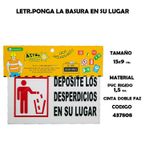 Letr.Ponga-La-Basura-En-Su-Lugar-15X9Cm