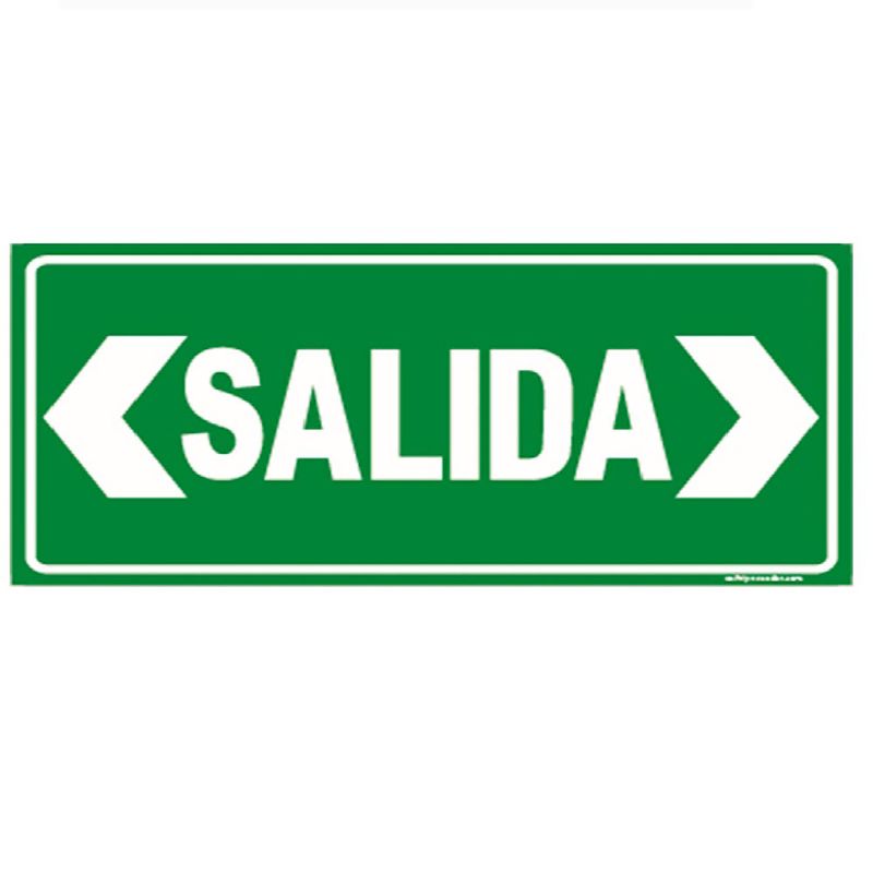 Letrero-Fotolum.Salida-Doble-Flecha-30X15
