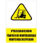 Letrero-Paso-De-Montacargas-30X20Cm