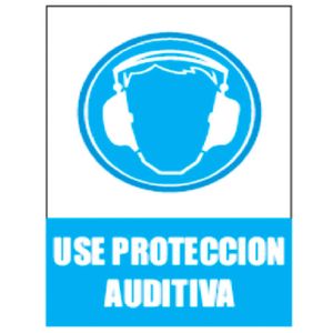 Letrero Use Proteccion Auditiva 30X20Cm - SAFETY ECUADOR