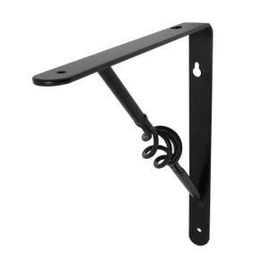 Pie De Amigo Decorativo 6"X6" Negro C/U - PROSOURCE