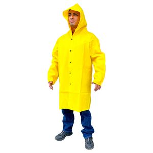 Abrigo 3/4 impermeable de talla GRANDE fabricado a base de poliéster y PVC ligero para todo tipo de actividades - PROTECZIONA