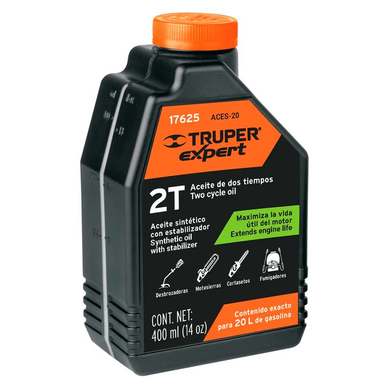 Aceite P/Motores 2 Tiempos 1/2Lt Truper