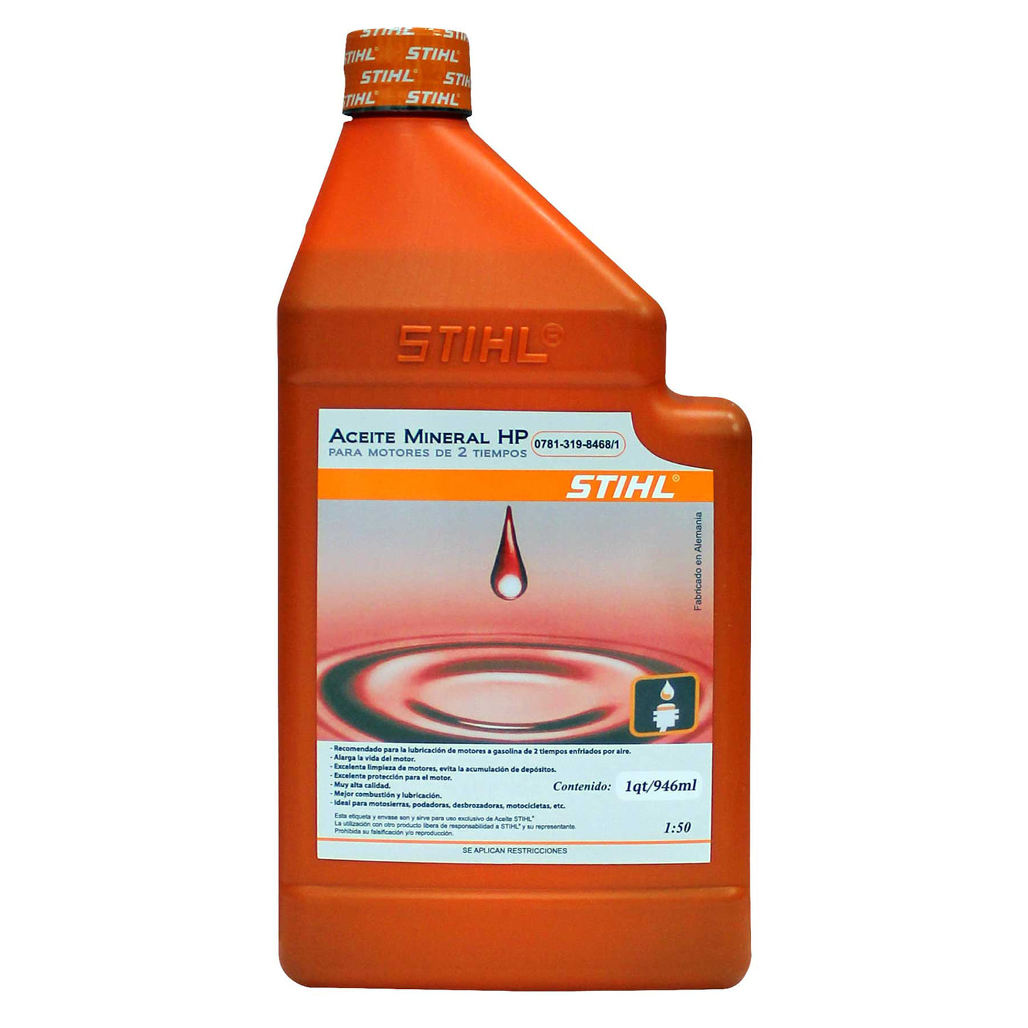 Aceite Stihl Mineral para Motosierras de 2 Tiempos 1L - RMA