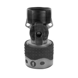 Acople hembra PREMIUM plástico con conector de anclaje rápido para manguera y válvula de apertura manual hembra - GILMOUR