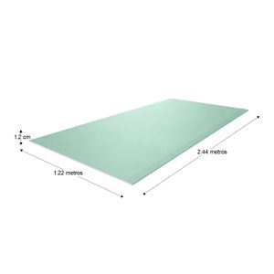 Placa Yeso Verde Gyptec 1.22X2.44X12,7 - GYPTECH