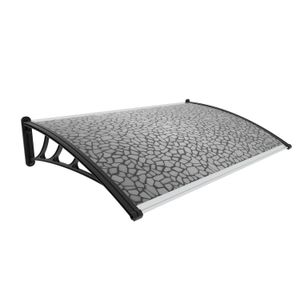 Alero Polic. Vitral 80X125 Soporte Negro - MAXI