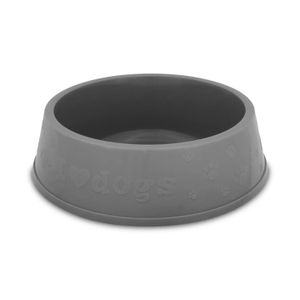 PLATO PLASTICO P/PERRO MED GRIS PICA - PICA