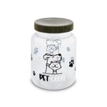 Pomo-PET-con-tapa-cafe-de-1-litro-de-capacidad--para-almacenar-croquetas-snacks-o-comida-de-mascotas