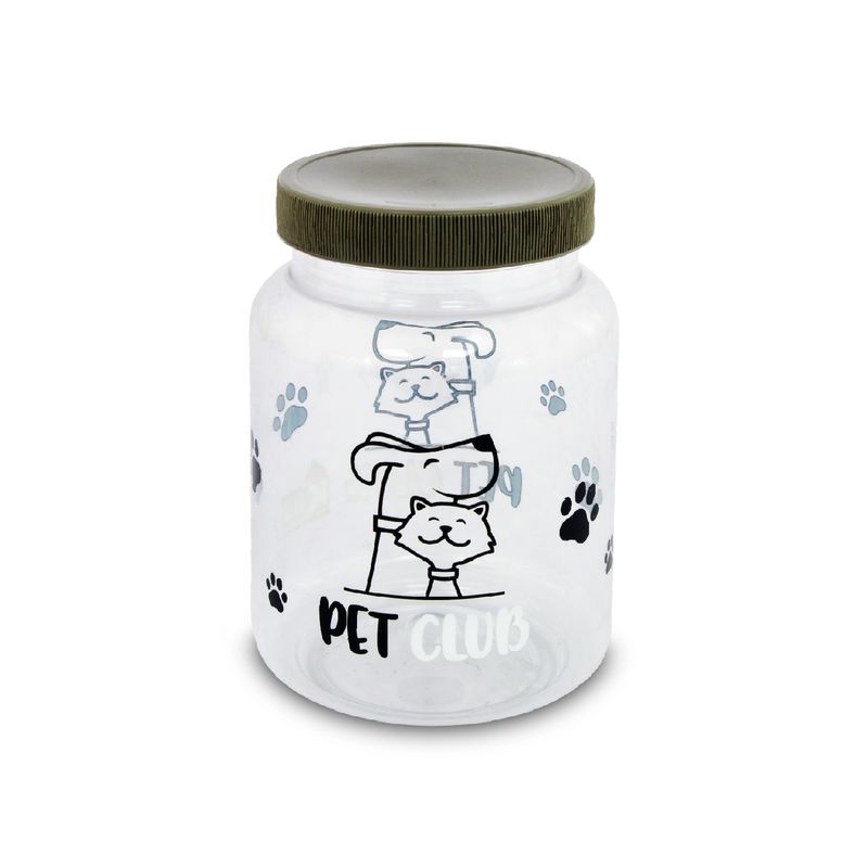 Pomo-PET-con-tapa-cafe-de-1-litro-de-capacidad--para-almacenar-croquetas-snacks-o-comida-de-mascotas