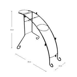 Portamaceta Metalico Escalinata P/6 - BABA