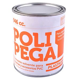 Pegante Tubos Pvc 946Cc Polipega - PLASTIGAMA