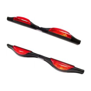 Protector para puertas autoadhesivo con cintas reflectivas rojas de alto brillo - ATR