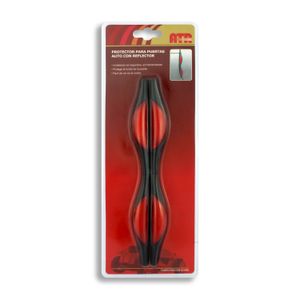Protector para puertas autoadhesivo con cintas reflectivas rojas de alto brillo - ATR