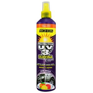 Protector automotriz en silicona con protección UV. Aroma citrus. 300 ml - SIMONIZ