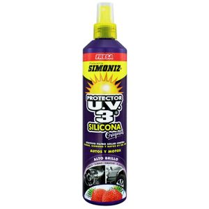 Protector automotriz en silicona con protección UV. Aroma fresa. 300 ml - SIMONIZ