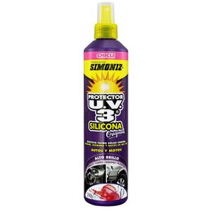 Protector automotriz en silicona con protección UV. Aroma chicle. 300 ml - SIMONIZ