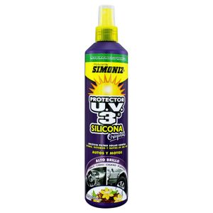 Protector automotriz en silicona con protección UV. Aroma picadura de tabaco y vainilla. 300 ml - SIMONIZ