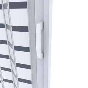 Puerta Plegable Florence Bl Veteada 85X 2Mt - HOGGAN