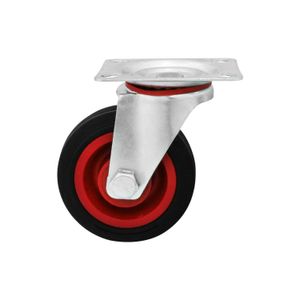Garrucha 4" 70Kg Ca.Pg.I. Negra - WRT