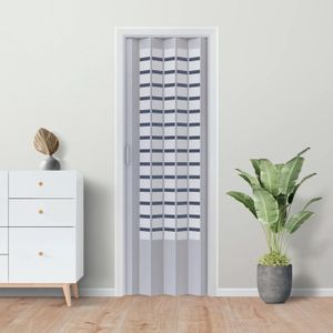 Puerta Plegable Florence Gris 85X2Mt - HOGGAN