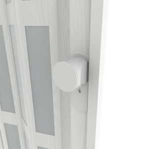 Puerta Plegable Lugano Blanca Finland 90X2Mt - HOGGAN