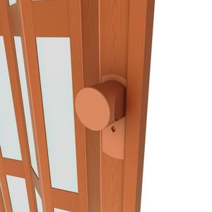 Puerta Plegable Lugano Caoba 90X2Mt - HOGGAN