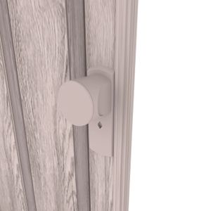 Puerta Plegable Milano Avellana 90X2Mt - HOGGAN