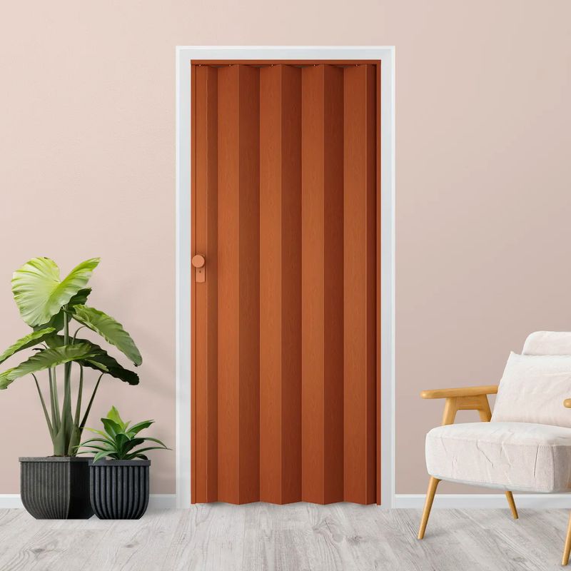 Puerta Plegable Tivoli PVC 70 x 200 cm Caoba