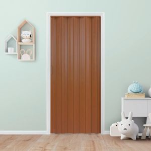 Puerta Plegable Tivoli Caoba 90X2Mt - HOGGAN