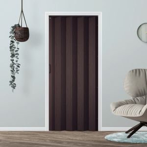 Puerta Plegable Tivoli Nogal 90X2Mt - HOGGAN